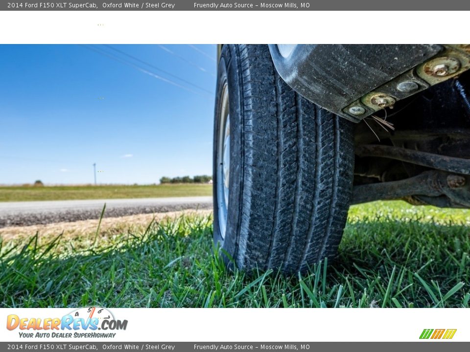 2014 Ford F150 XLT SuperCab Oxford White / Steel Grey Photo #15