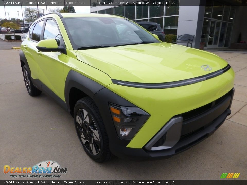 Neoteric Yellow 2024 Hyundai Kona SEL AWD Photo #9