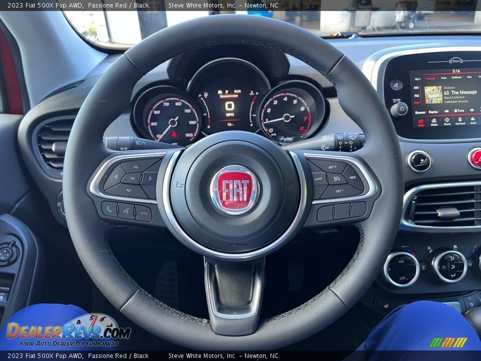 2023 Fiat 500X Pop AWD Steering Wheel Photo #17