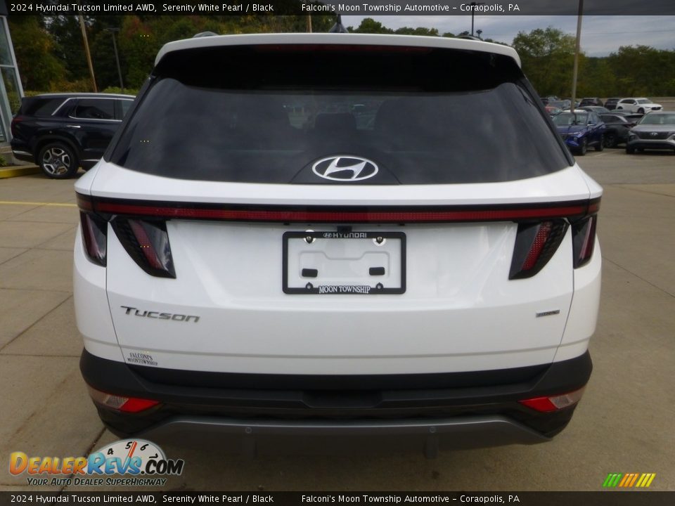 2024 Hyundai Tucson Limited AWD Serenity White Pearl / Black Photo #3