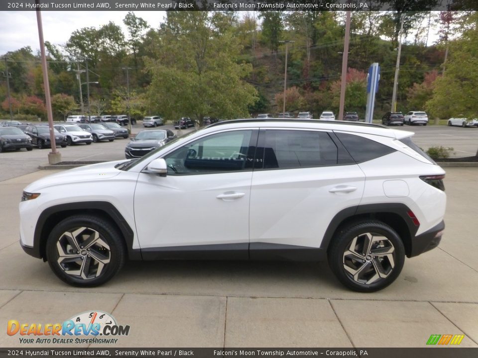 Serenity White Pearl 2024 Hyundai Tucson Limited AWD Photo #6