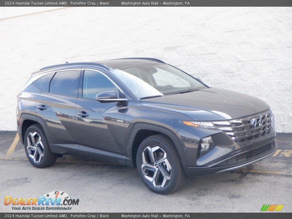 2024 Hyundai Tucson Limited AWD Portofino Gray / Black Photo #1