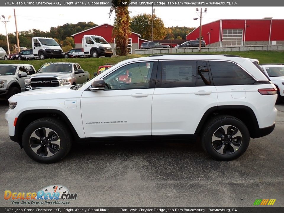 2024 Jeep Grand Cherokee 4XE Bright White / Global Black Photo #2