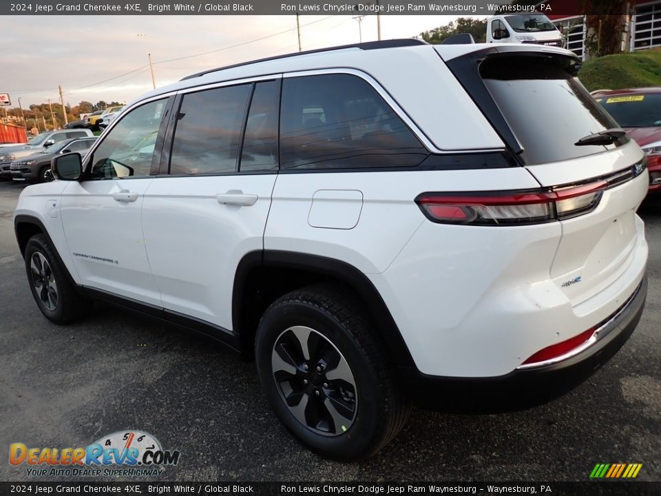 2024 Jeep Grand Cherokee 4XE Bright White / Global Black Photo #3