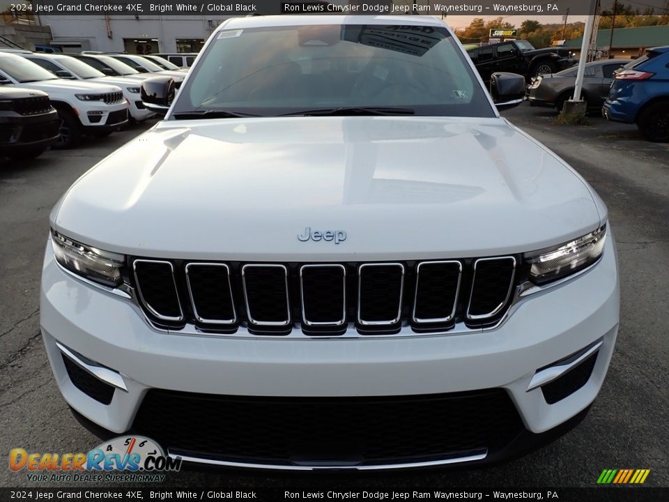 2024 Jeep Grand Cherokee 4XE Bright White / Global Black Photo #9