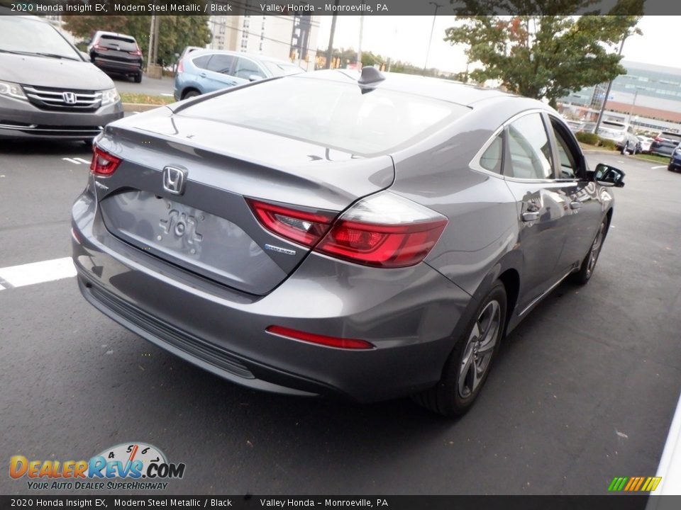 2020 Honda Insight EX Modern Steel Metallic / Black Photo #6