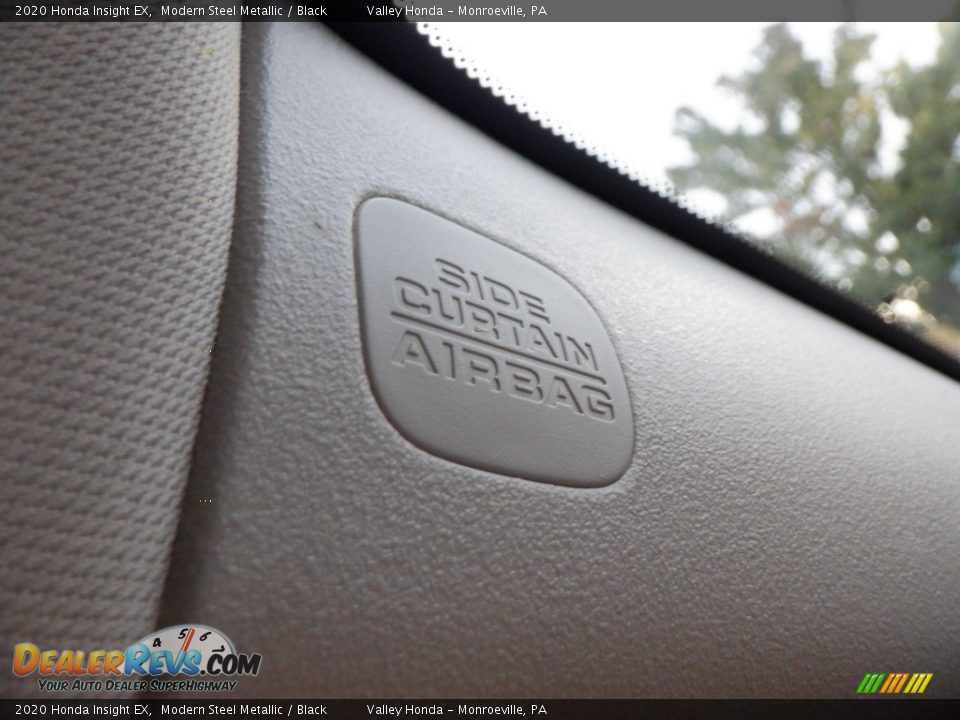 2020 Honda Insight EX Modern Steel Metallic / Black Photo #17
