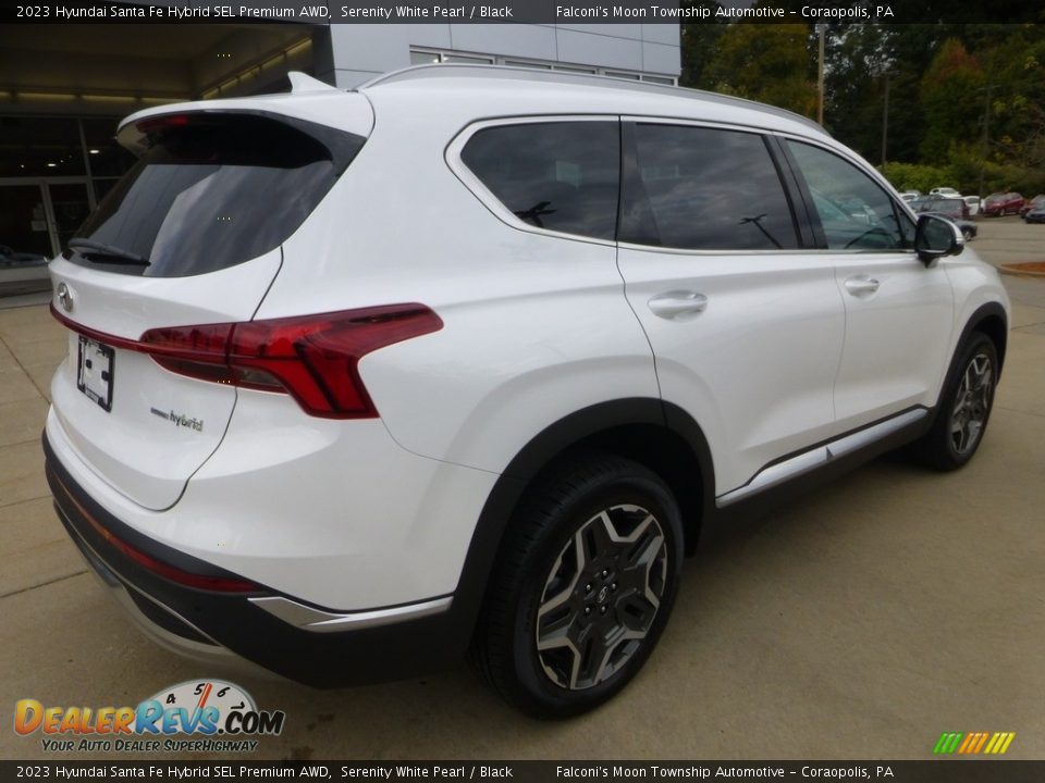 2023 Hyundai Santa Fe Hybrid SEL Premium AWD Serenity White Pearl / Black Photo #2