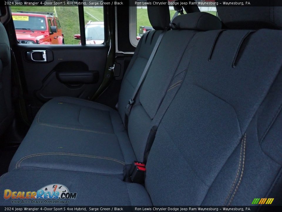 2024 Jeep Wrangler 4-Door Sport S 4xe Hybrid Sarge Green / Black Photo #12