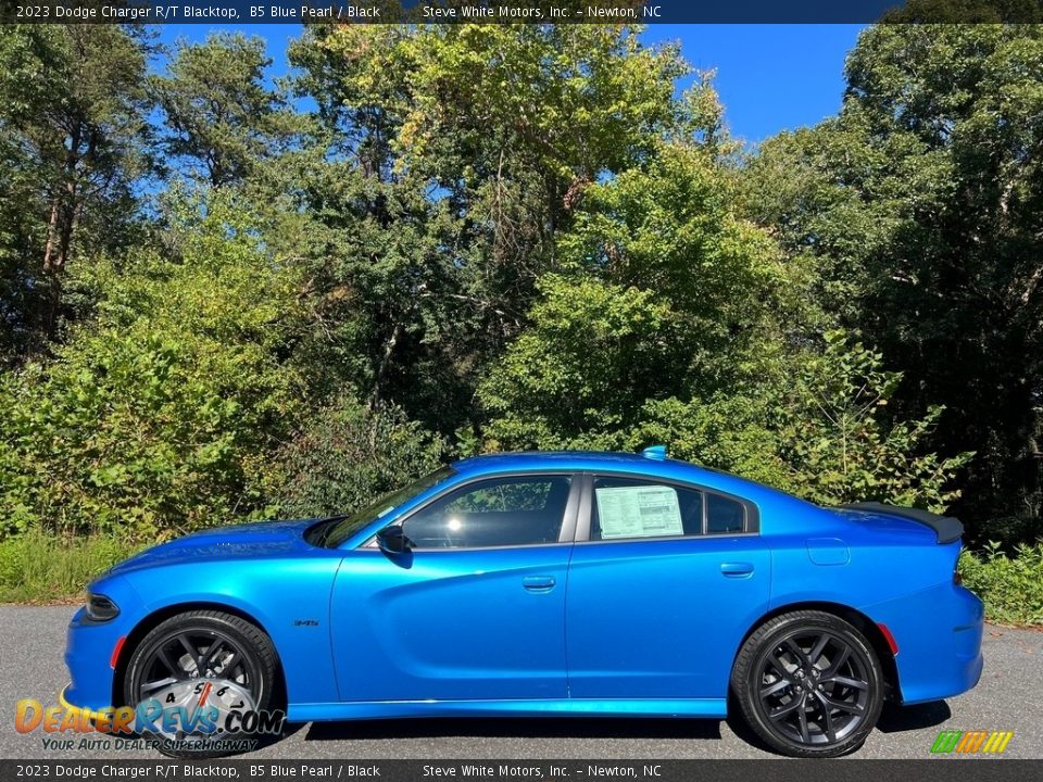 B5 Blue Pearl 2023 Dodge Charger R/T Blacktop Photo #1