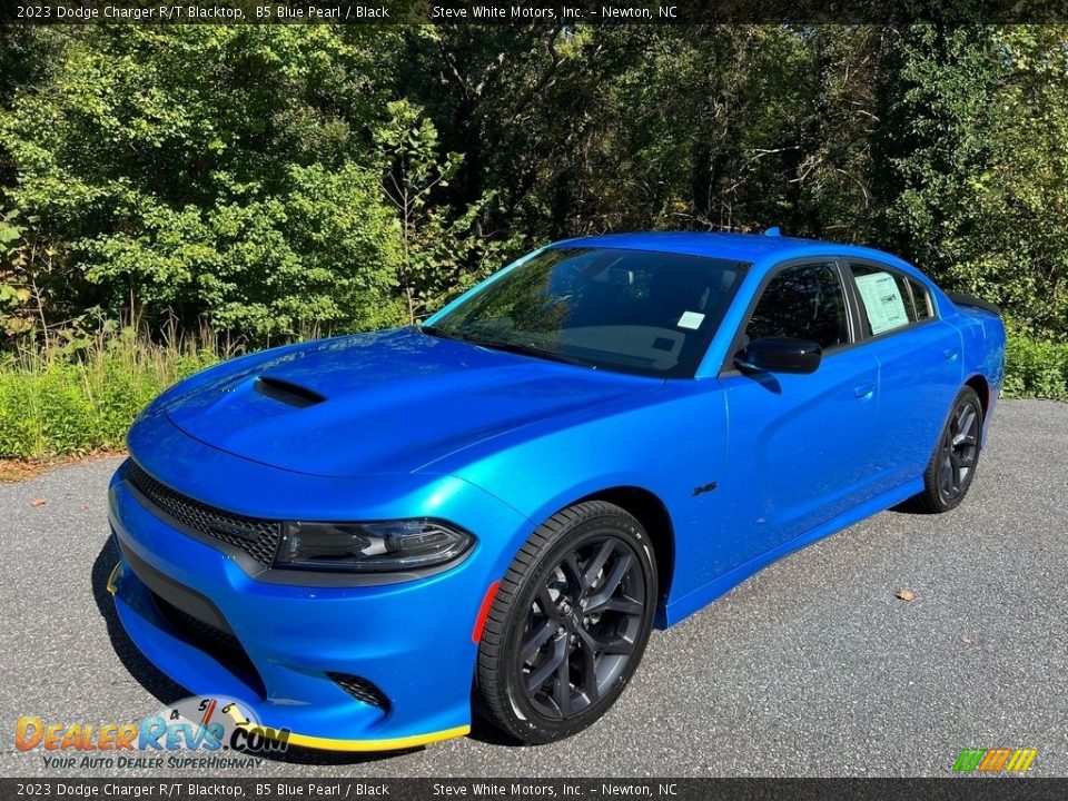 B5 Blue Pearl 2023 Dodge Charger R/T Blacktop Photo #2