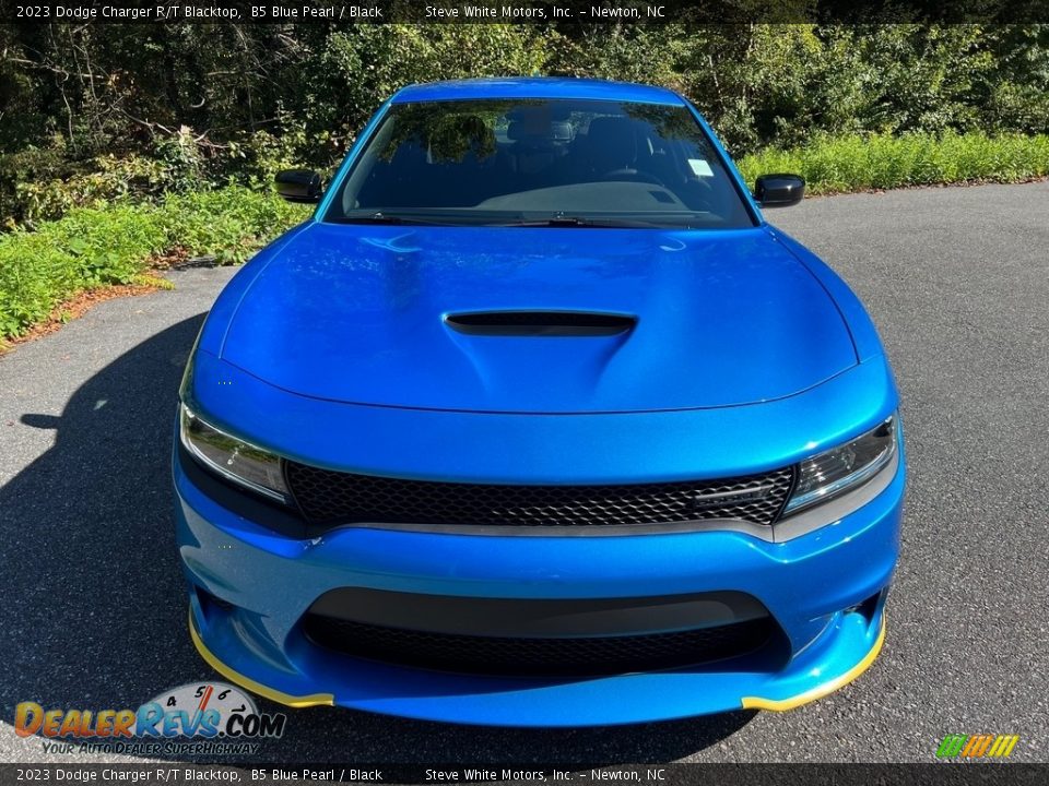 B5 Blue Pearl 2023 Dodge Charger R/T Blacktop Photo #3