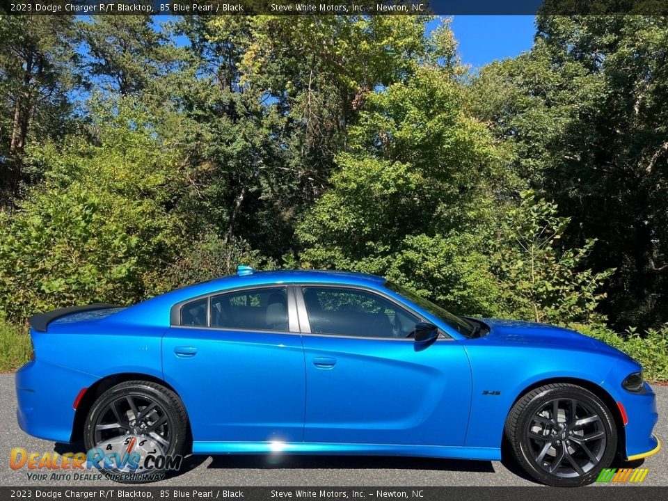 B5 Blue Pearl 2023 Dodge Charger R/T Blacktop Photo #5