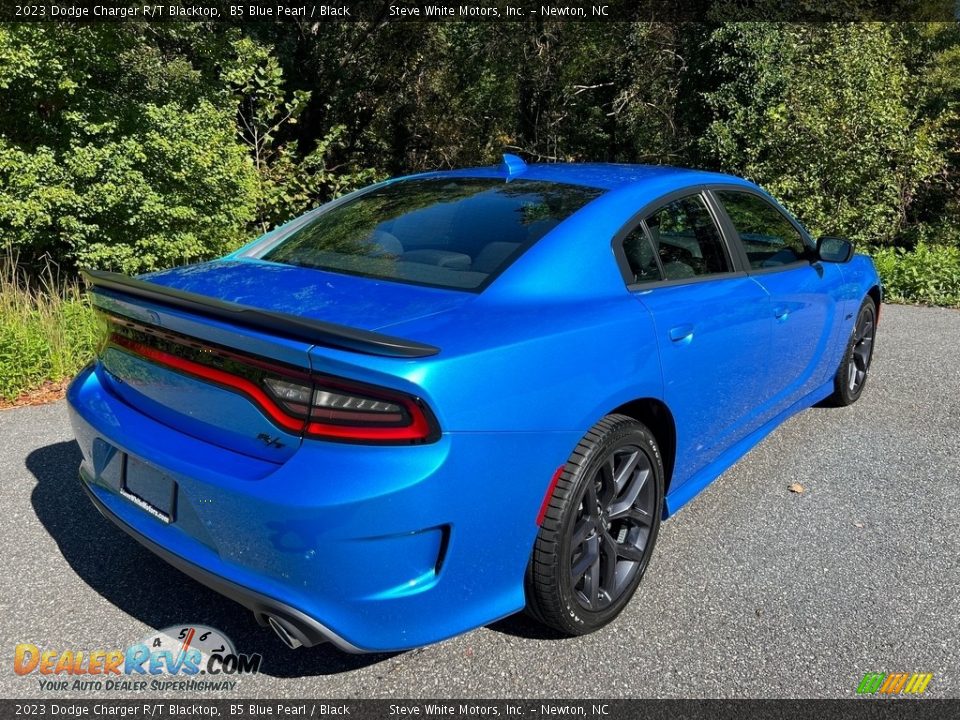 B5 Blue Pearl 2023 Dodge Charger R/T Blacktop Photo #6