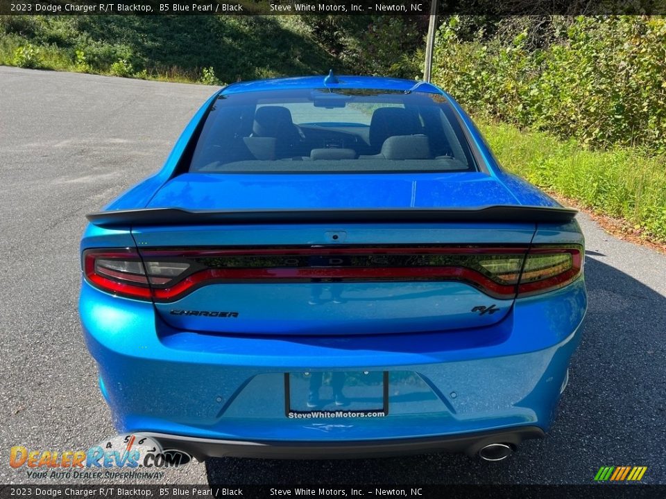 B5 Blue Pearl 2023 Dodge Charger R/T Blacktop Photo #7