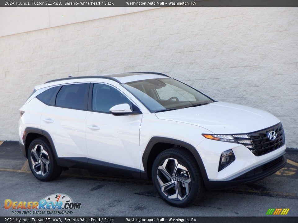 2024 Hyundai Tucson SEL AWD Serenity White Pearl / Black Photo #1