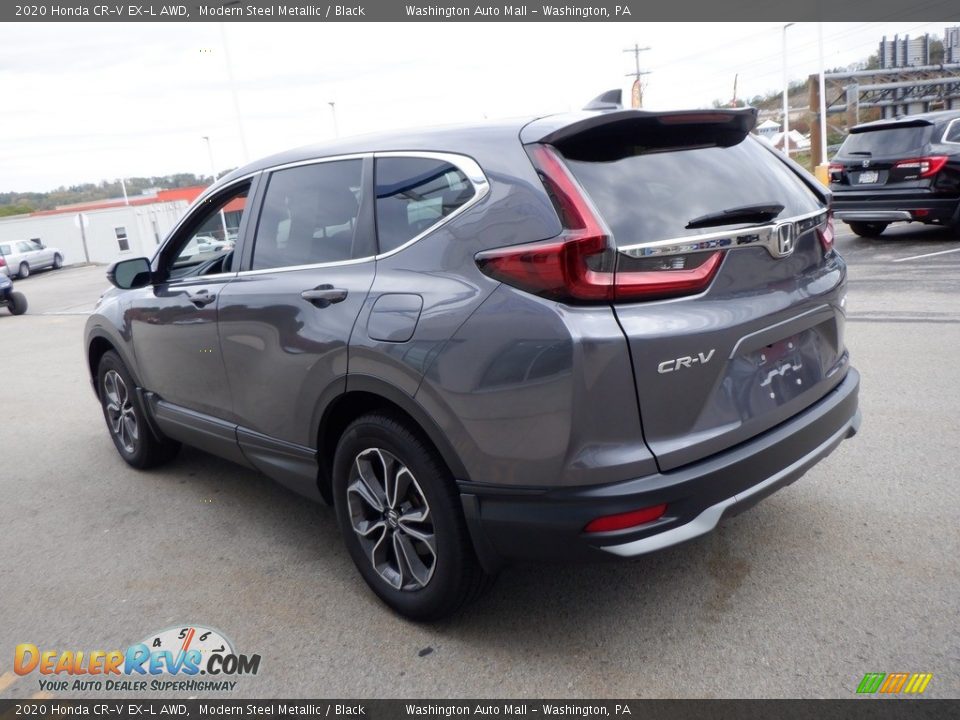 2020 Honda CR-V EX-L AWD Modern Steel Metallic / Black Photo #8