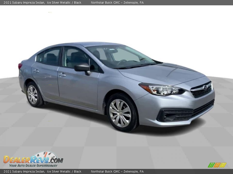 2021 Subaru Impreza Sedan Ice Silver Metallic / Black Photo #2