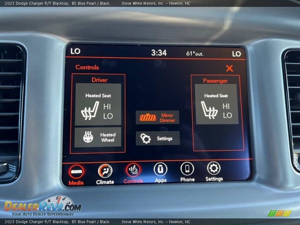 Controls of 2023 Dodge Charger R/T Blacktop Photo #22