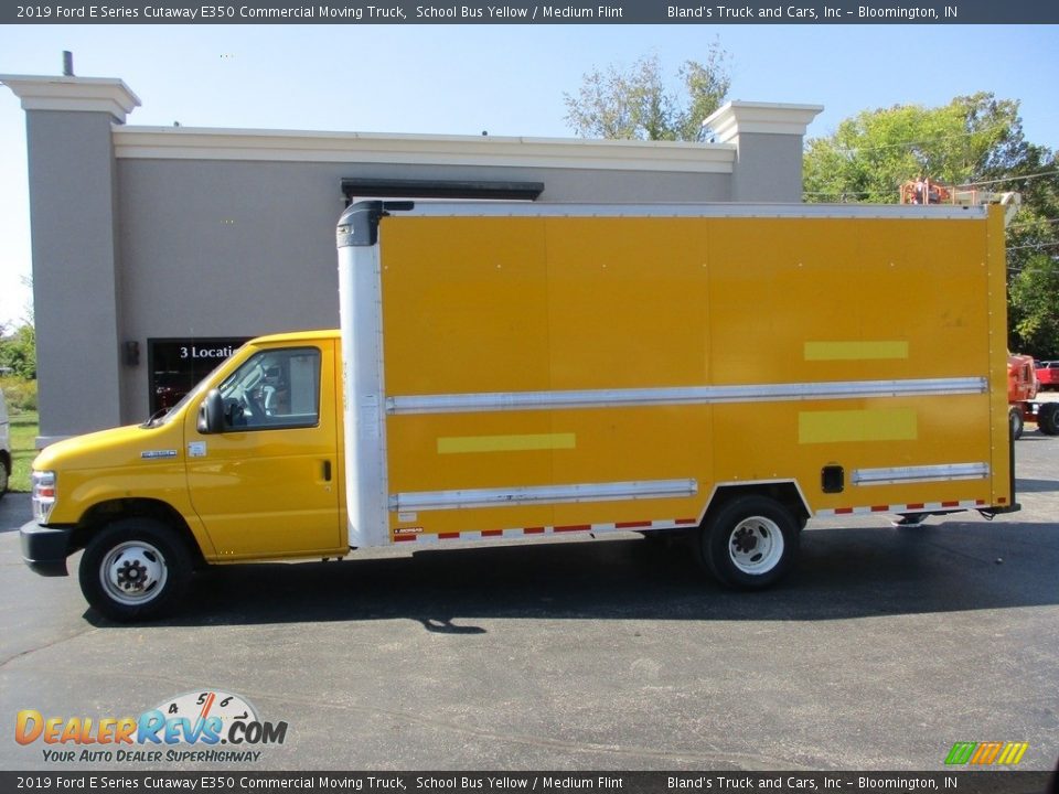 2019 Ford E Series Cutaway E350 Commercial Moving Truck School Bus Yellow / Medium Flint Photo #1
