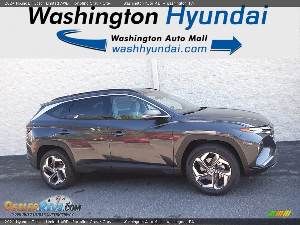 2024 Hyundai Tucson Limited AWD Portofino Gray / Gray Photo #2