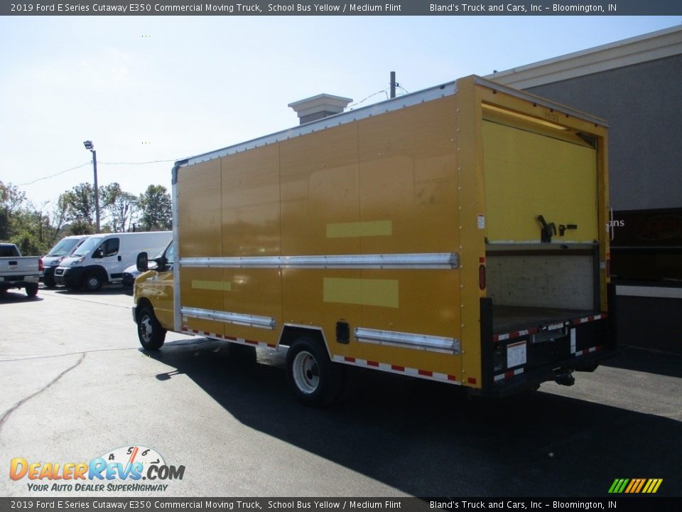 2019 Ford E Series Cutaway E350 Commercial Moving Truck School Bus Yellow / Medium Flint Photo #3