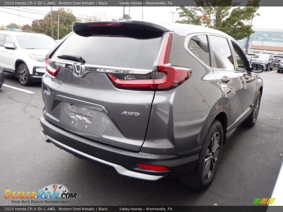 2020 Honda CR-V EX-L AWD Modern Steel Metallic / Black Photo #5