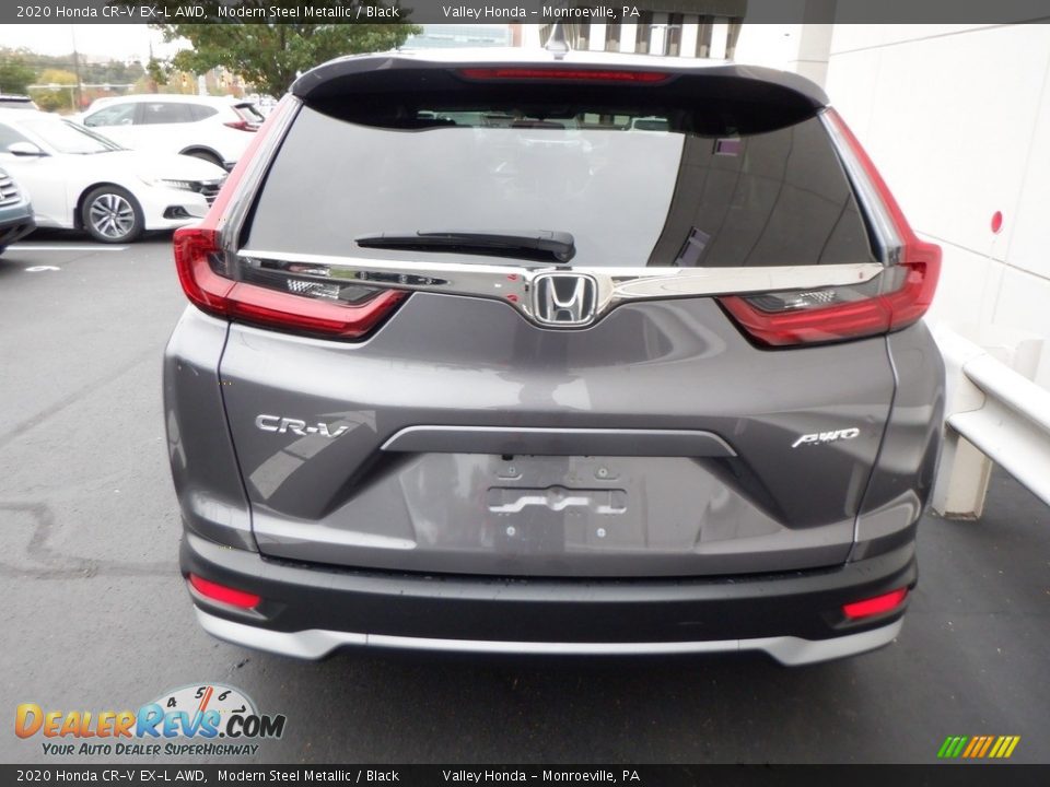 2020 Honda CR-V EX-L AWD Modern Steel Metallic / Black Photo #6