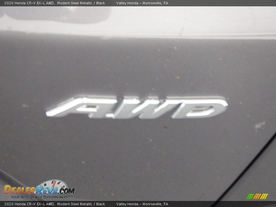 2020 Honda CR-V EX-L AWD Modern Steel Metallic / Black Photo #7