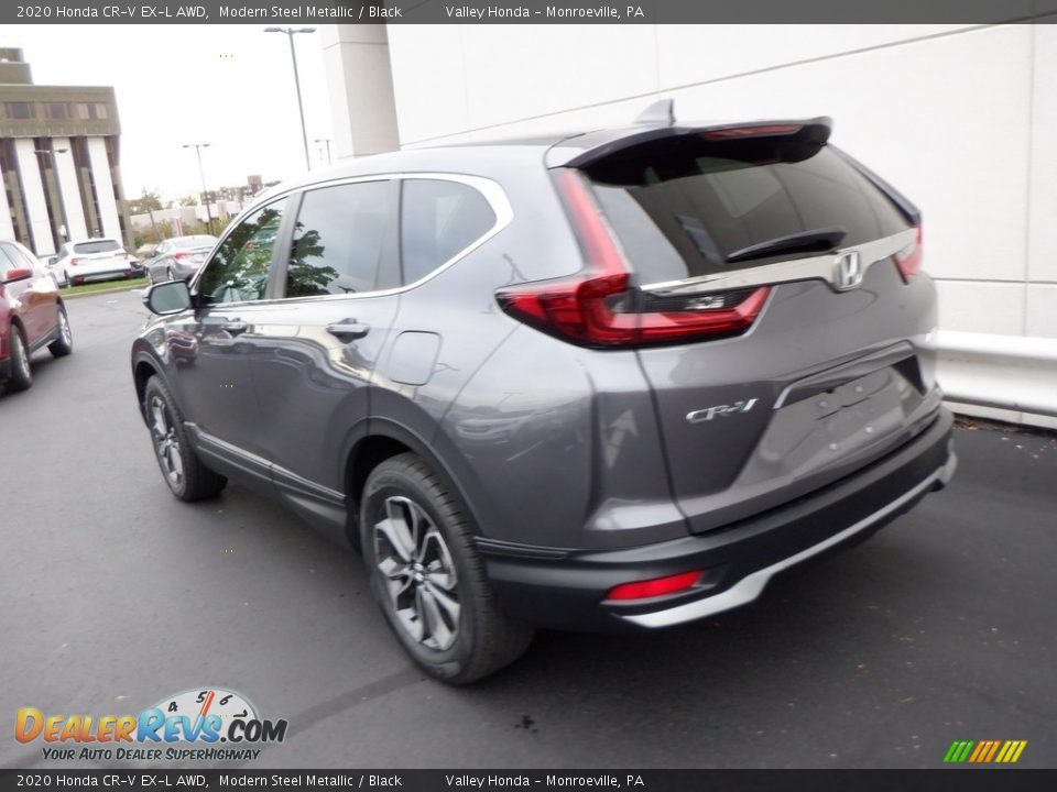 2020 Honda CR-V EX-L AWD Modern Steel Metallic / Black Photo #8