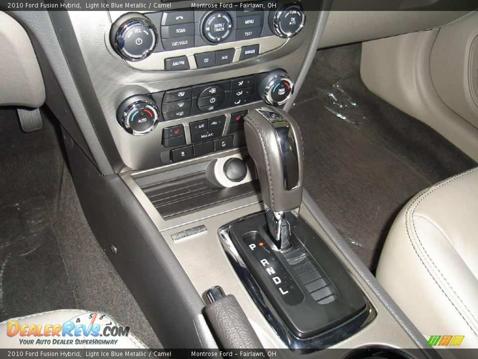 2010 Ford Fusion Hybrid Light Ice Blue Metallic / Camel Photo #23