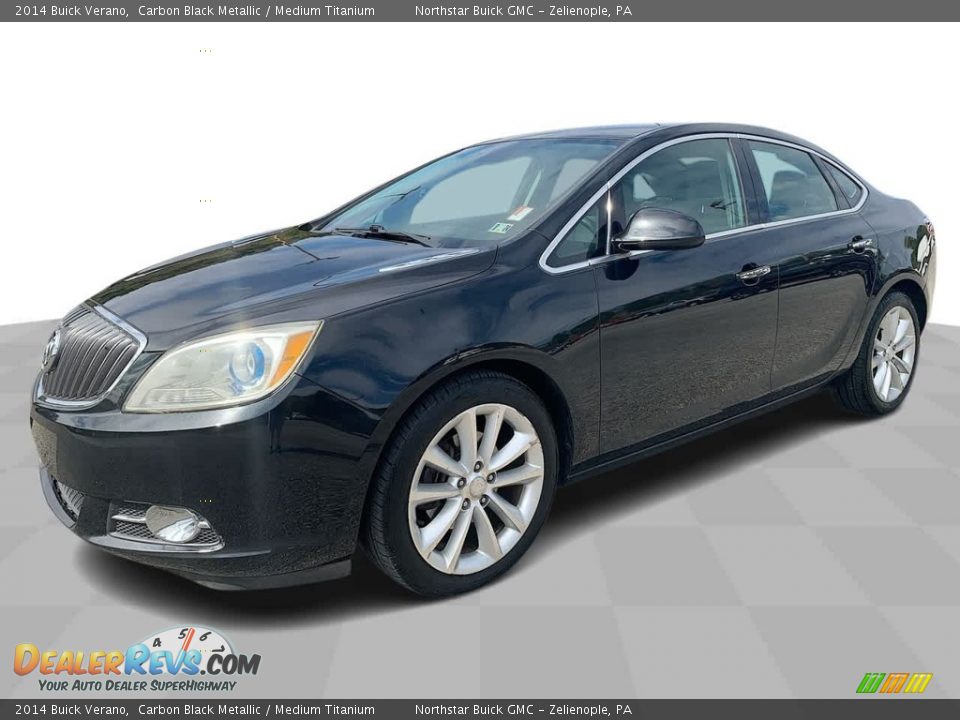 2014 Buick Verano Carbon Black Metallic / Medium Titanium Photo #1