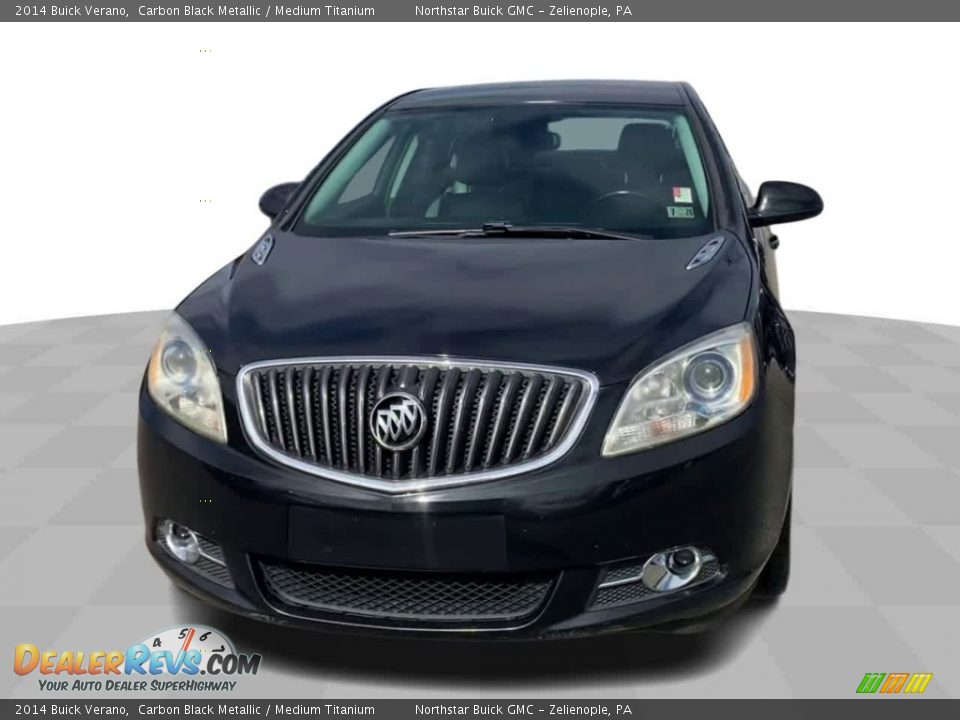 2014 Buick Verano Carbon Black Metallic / Medium Titanium Photo #3