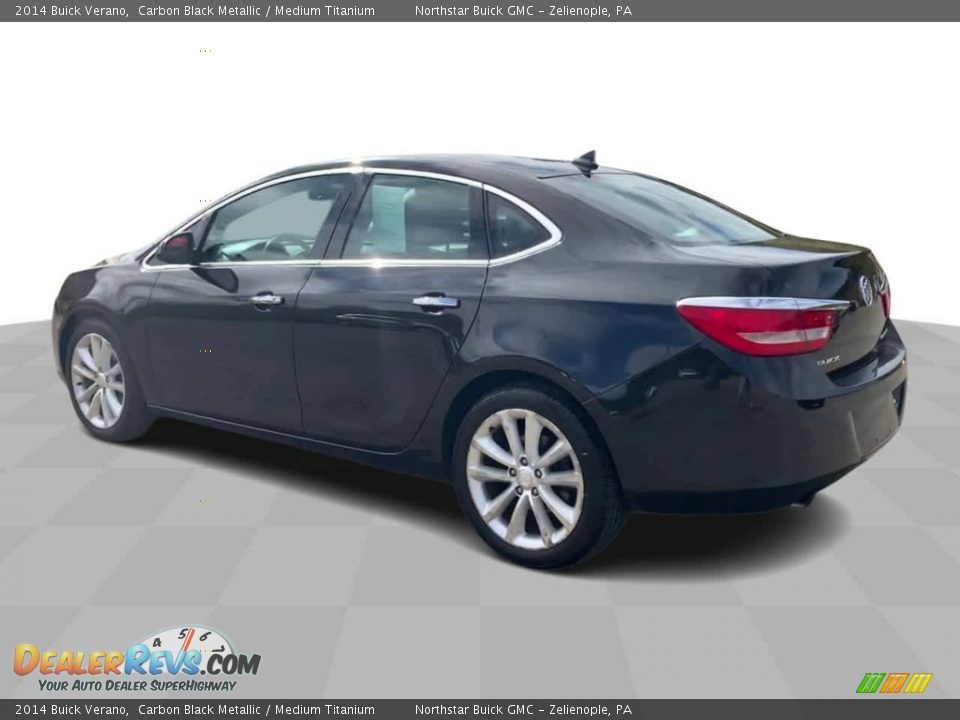 2014 Buick Verano Carbon Black Metallic / Medium Titanium Photo #6