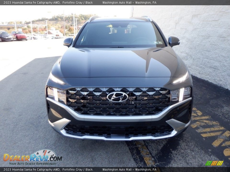 2023 Hyundai Santa Fe Calligraphy AWD Portofino Gray / Black Photo #3