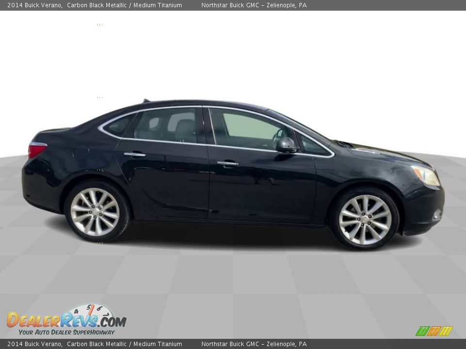 2014 Buick Verano Carbon Black Metallic / Medium Titanium Photo #9