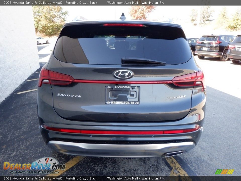 2023 Hyundai Santa Fe Calligraphy AWD Portofino Gray / Black Photo #5