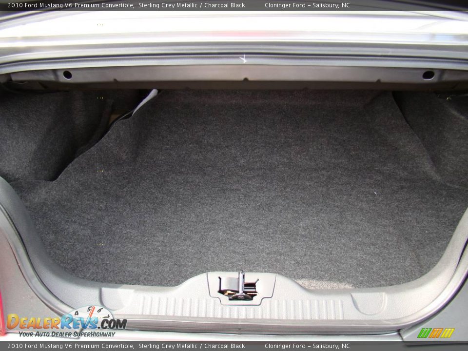2010 Ford Mustang V6 Premium Convertible Trunk Photo #9