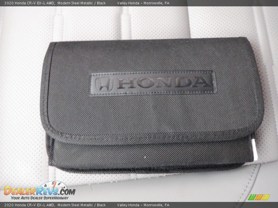 2020 Honda CR-V EX-L AWD Modern Steel Metallic / Black Photo #34