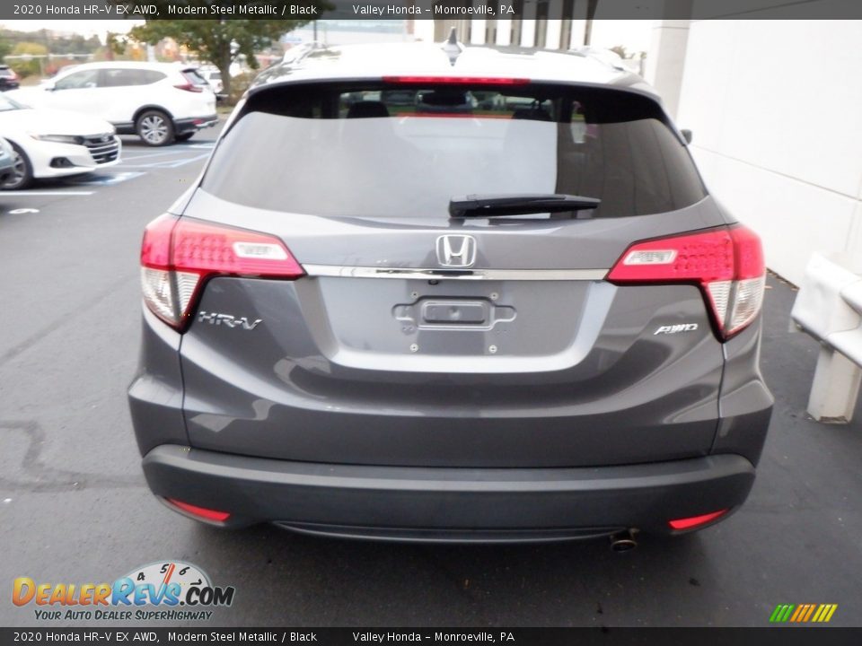 2020 Honda HR-V EX AWD Modern Steel Metallic / Black Photo #6