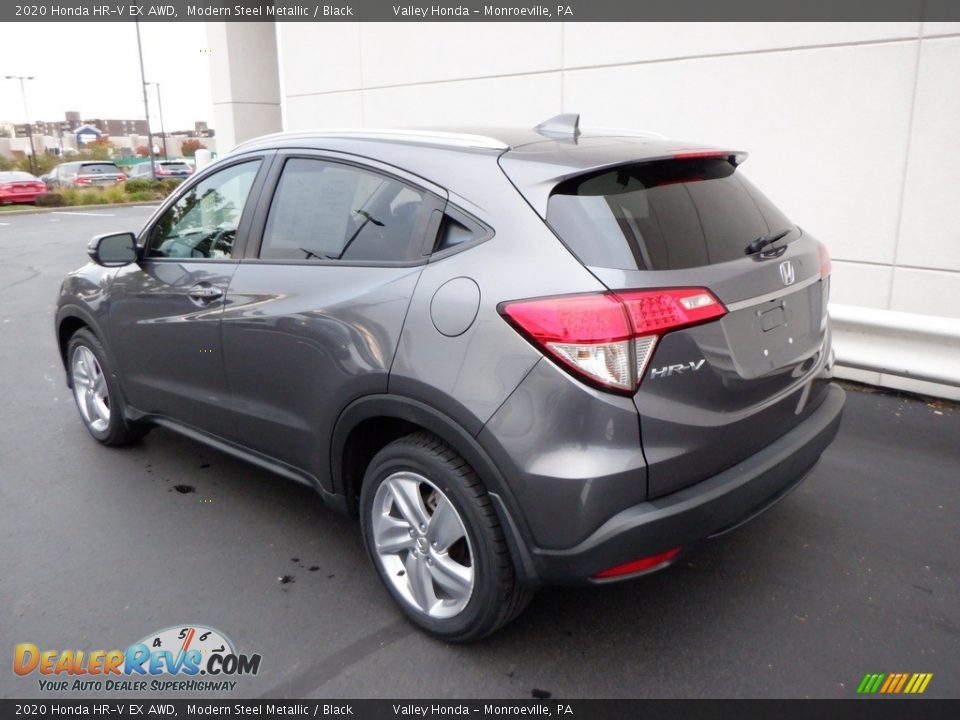 2020 Honda HR-V EX AWD Modern Steel Metallic / Black Photo #8