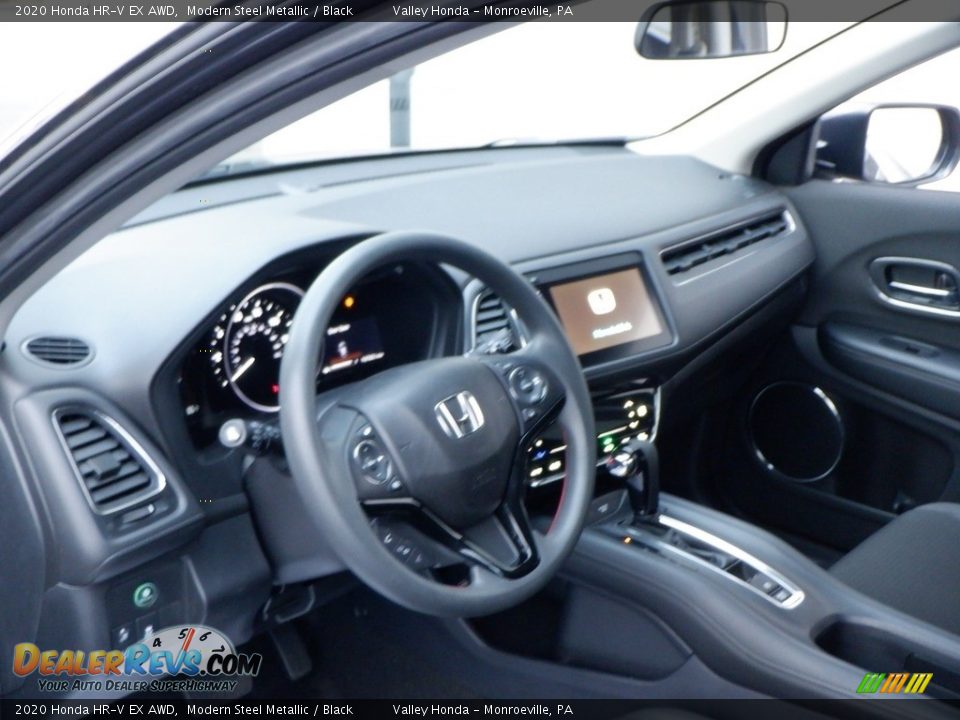 2020 Honda HR-V EX AWD Modern Steel Metallic / Black Photo #10