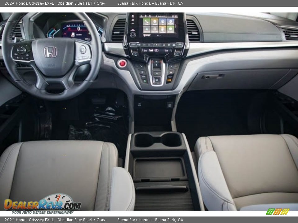 Gray Interior - 2024 Honda Odyssey EX-L Photo #17