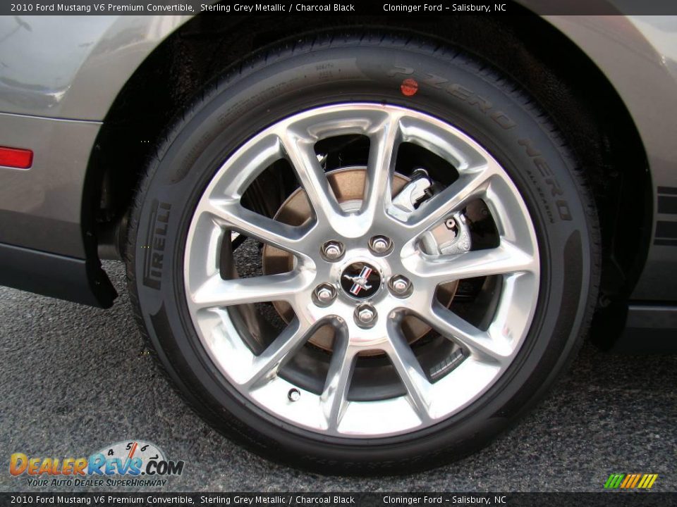 2010 Ford Mustang V6 Premium Convertible Wheel Photo #13