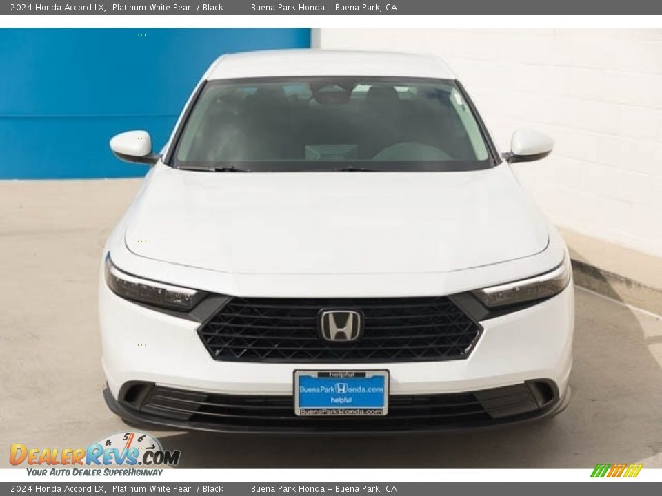 2024 Honda Accord LX Platinum White Pearl / Black Photo #3