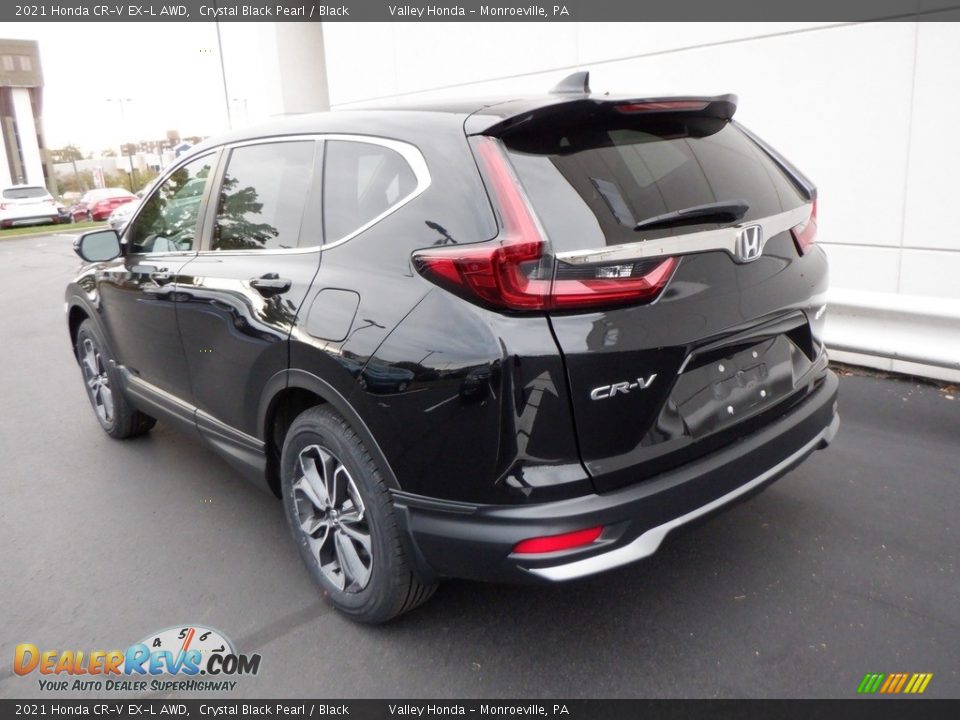 2021 Honda CR-V EX-L AWD Crystal Black Pearl / Black Photo #8