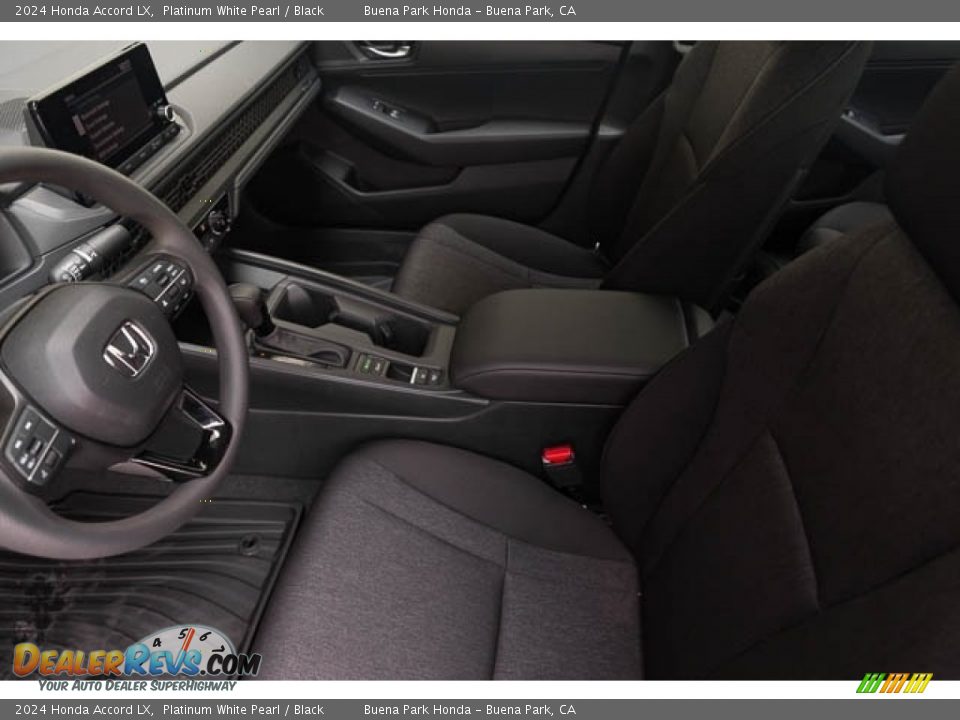 2024 Honda Accord LX Platinum White Pearl / Black Photo #17