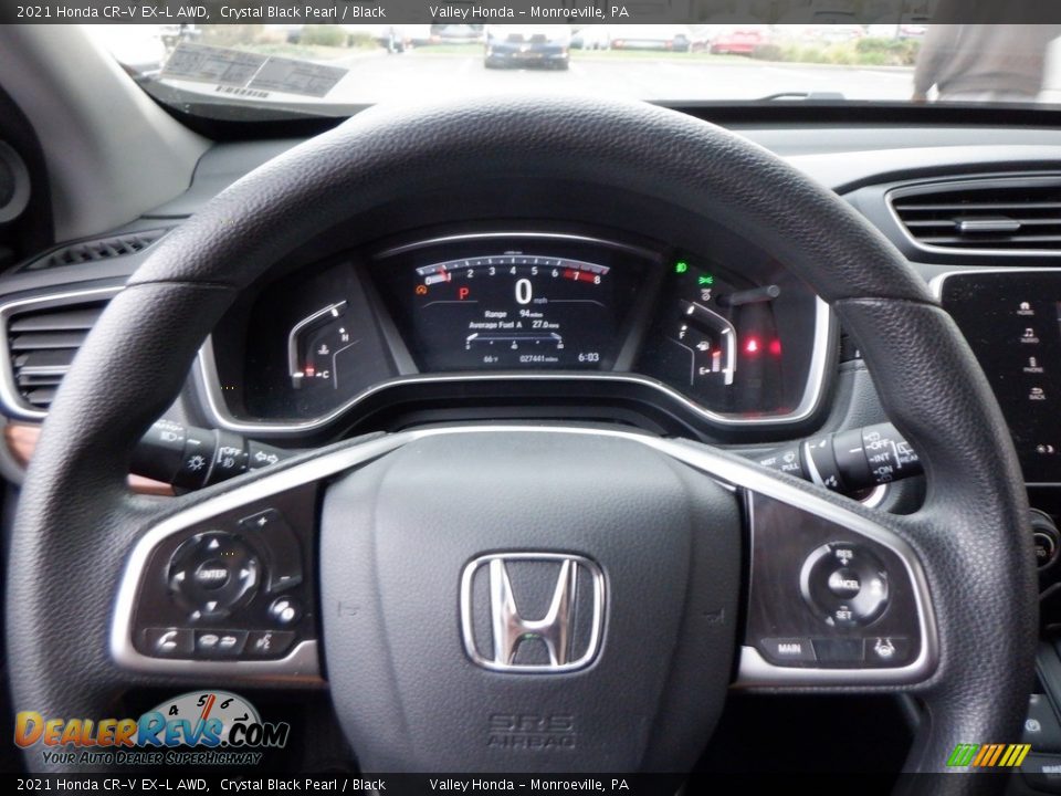 2021 Honda CR-V EX-L AWD Steering Wheel Photo #24