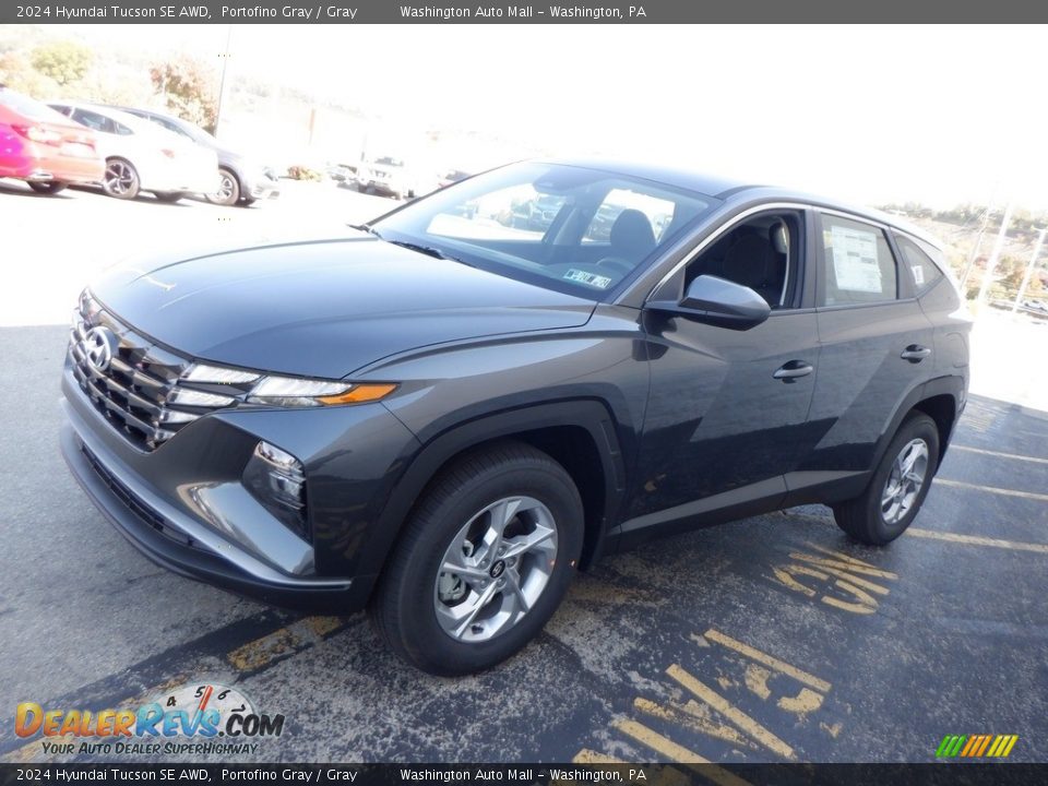 2024 Hyundai Tucson SE AWD Portofino Gray / Gray Photo #5