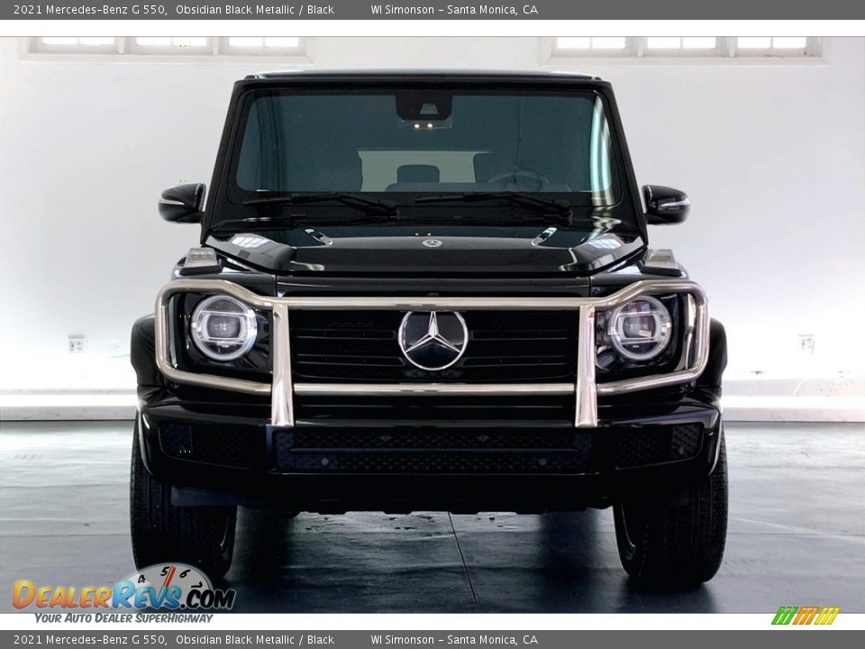 2021 Mercedes-Benz G 550 Obsidian Black Metallic / Black Photo #2